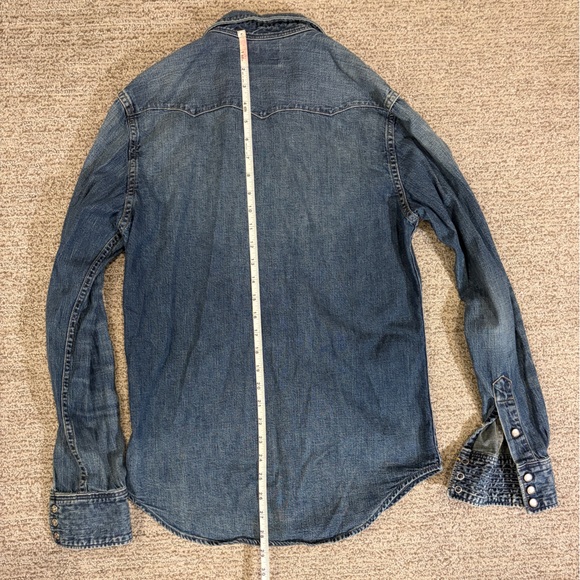 Ralph Lauren RRL Men's Indigo Denim Shirt size small - Picture 3 of 3